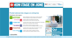 Desktop Screenshot of monstageenligne.fr